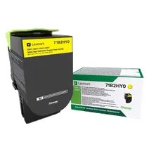 Lexmark 71B2HY0 High Capacity Yellow Return Program Toner Cartridge