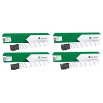 Lexmark 76C0H High Capacity 4 Colour Toner Cartridge Multipack