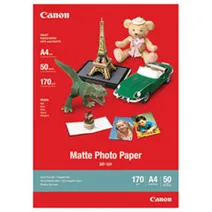Canon 170gsm MP-101 A4 Matte Photo Paper (7981A005 50 Sheets 210x297mm)