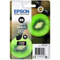 Epson 202 Photo Black Ink Cartridge - (T02F1 Kiwi)