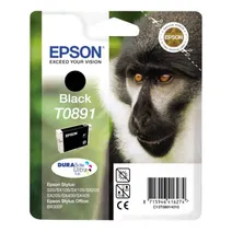 Epson T0891 Black Ink Cartridge - (C13T089140 Monkey)
