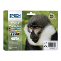 Epson T0895 4 Colour Ink Cartridge Multipack - (Monkey)