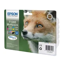 Epson T1285 4 Colour Ink Cartridge Multipack - (T1285 Fox)