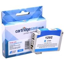 Compatible Epson T1292 High Capacity Cyan Printer Cartridge - (Apple)