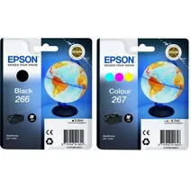 Epson 266 / 267 Black and Tricolour Ink Cartridge Multipack - (Globe)