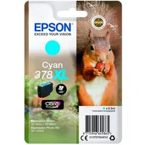 Epson 378XL High Capacity Cyan Ink Cartridge - (T3792 Squirrel)