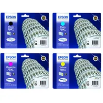 Epson 79XL 4 Colour High Capacity Ink Cartridge Multipack (Tower of Pisa)