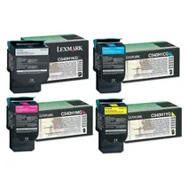 Lexmark C540H1 High Capacity 4 Colour Return Program Toner Cartridge Multipack