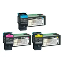 Lexmark C544X1 Extra High Capacity 3 Colour Return Program Toner Cartridge Multipack