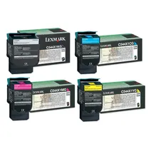 Lexmark C544X1 Extra High Capacity 4 Colour Return Program Toner Cartridge Multipack