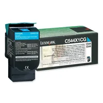 Lexmark C544X1CG Extra High Capacity Cyan Return Program Toner Cartridge