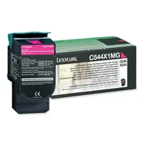 Lexmark C544X1MG Extra High Capacity Magenta Return Program Toner Cartridge