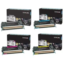 Lexmark C746 4 Colour Toner Return Program Cartridge Multipack