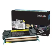 Lexmark C746A1YG Yellow Return Program Toner Cartridge - (0C746A1YG)