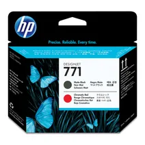 HP 771 Matte Black and Chromatic Red Printhead (CE017A)