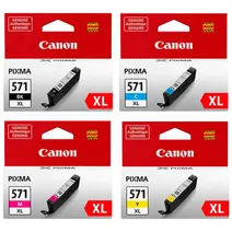 Canon CLI-571XL High Capacity 4 Colour Ink Cartridge Multipack