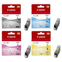 Canon CLI-521 4 Colour Ink Cartridge Multipack