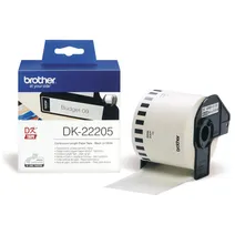 Brother DK-22205 Black On White 62mm x 30.48m Strong Adhesive Continuous Tape Paper (DK22205 Tape)