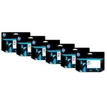 HP 72 High Capacity 6 Colour Ink Cartridge Multipack