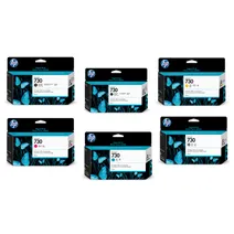 HP 730 6-Colour Ink Cartridge Multipack