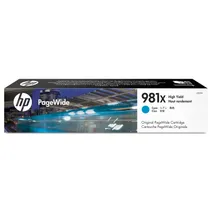 HP 981X High Capacity Cyan Ink Cartridge - (L0R09A)