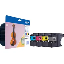 Brother LC127XL / LC125XL High Capacity 4 Colour Ink Multipack (LC127XLBK/ LC125XLC/ LC125XLM/ LC125XLY Ink Cartridges)