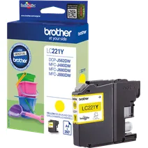 Brother LC221Y Light User Yellow Ink Cartridge