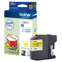 Brother LC22UY Yellow Ink Cartridge