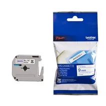 Brother MK223BZ Blue On White Adhesive Plastic Labelling Tape 9mm x 8m (M-K223BZ)