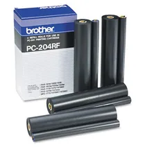 Brother PC-204RF 4 x Black Fax Thermal Ribbons Multipack