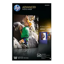 HP 250gsm Q8692A Advanced Glossy Photo Paper x 100 Sheets (10 x 15cm - 4 x 6")