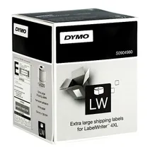 Dymo S0904980 Extra Large Shipping Labels 1 x 220 Adhesive Labels 104mm x 159mm (S0904980)