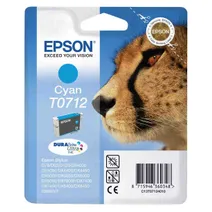 Epson T0712 Cyan Ink Cartridge - (T0712 Cheetah)