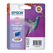 Epson T0806 Light Magenta Ink Cartridge - (C13T080640 Hummingbird)