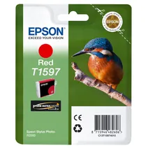 Epson T1597 Red Ink Cartridge - (C13T159740 Kingfisher)