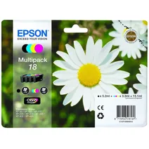 Epson 18 4 Colour Ink Cartridge Multipack - (T1806 Daisy)