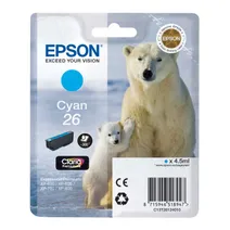 Epson 26 Cyan Ink Cartridge - (T2612 Polar Bear)
