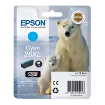 Epson 26XL Cyan High Capacity Ink Cartridge - (T2632 Polar Bear)