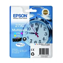 Epson 27XL High Capacity 3 Colour Ink Cartridge Multipack - (T2715 Alarm Clock)