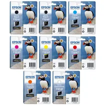 Epson T324 8 Colour Ink Cartridge Multipack - (Puffin)