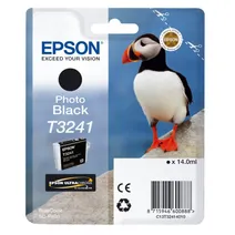 Epson T3241 Photo Black Ink Cartridge - (C13T324140 Puffin)