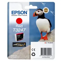 Epson T3247 Red Ink Cartridge - (C13T324740 Puffin)