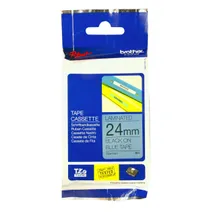 Brother TZe-551 Black On Blue Laminated P-Touch Adhesive Labelling Tape 24mm x 8m