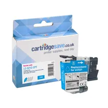 Compatible Brother LC-521C Cyan Ink Cartridge