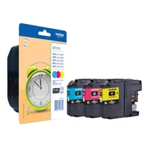 Brother LC125XL High Capacity 3 Colour Ink Cartridge Multipack (LC-125XLRBWBP)
