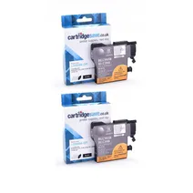 Compatible Brother LC985BK Black Ink Cartridge Twin Pack (LC985BKBP2)