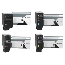Lexmark 24B75 4 Colour Toner Cartridge Multipack