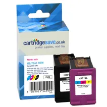 Compatible HP 301 Black & Tri-Colour Ink Cartridge Multipack (N9J72AE)