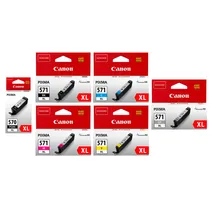 Canon PGI-570XL / CLI-571XL High Capacity 6 Colour Ink Cartridge Multipack
