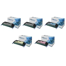 Compatible HP 501A / 502A 5 Colour Toner Cartridge Multipack